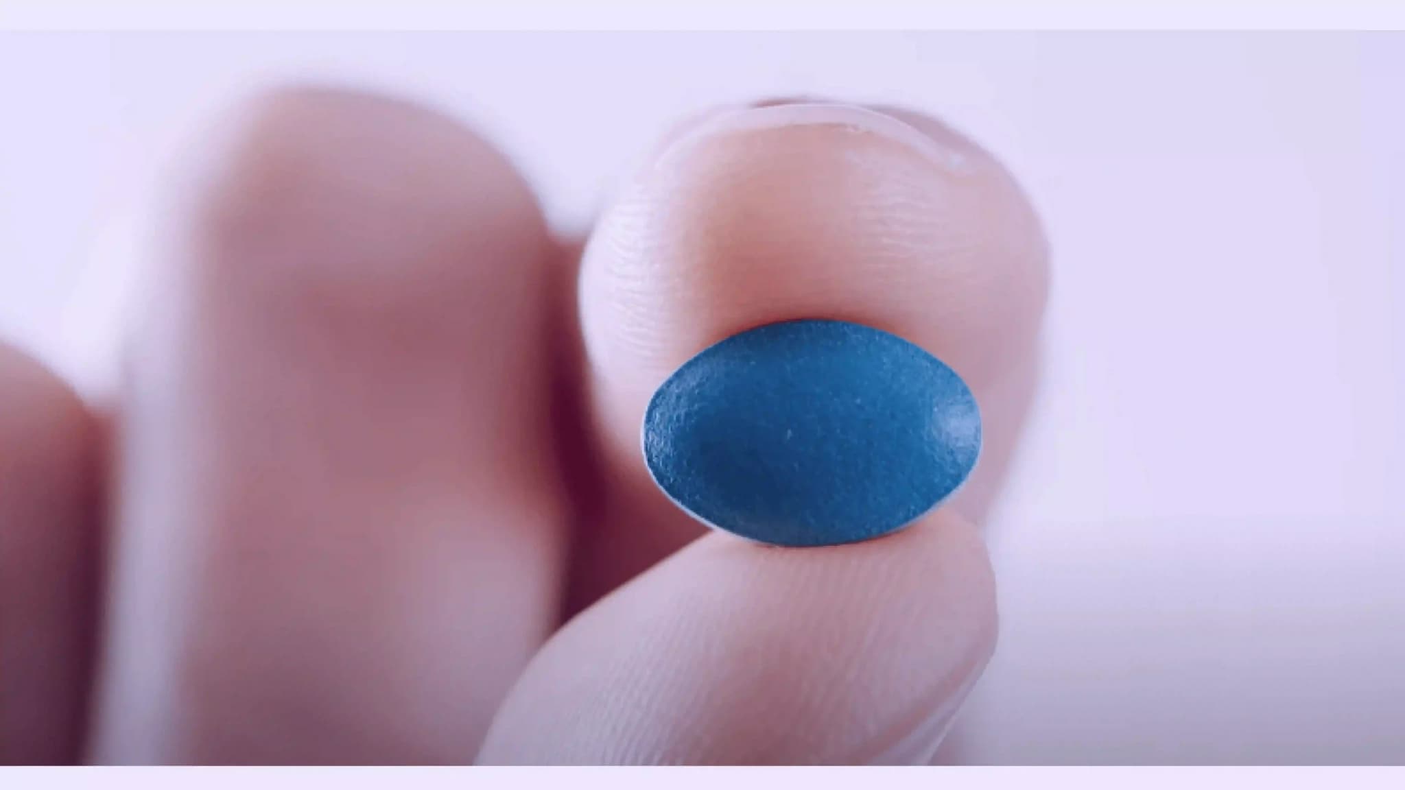 de bekende blauwe pil