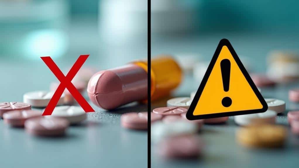 possible interaction risks present